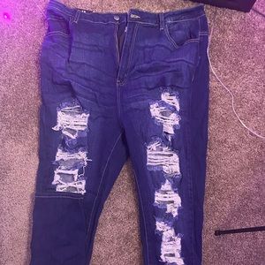 Dark wash jeans
